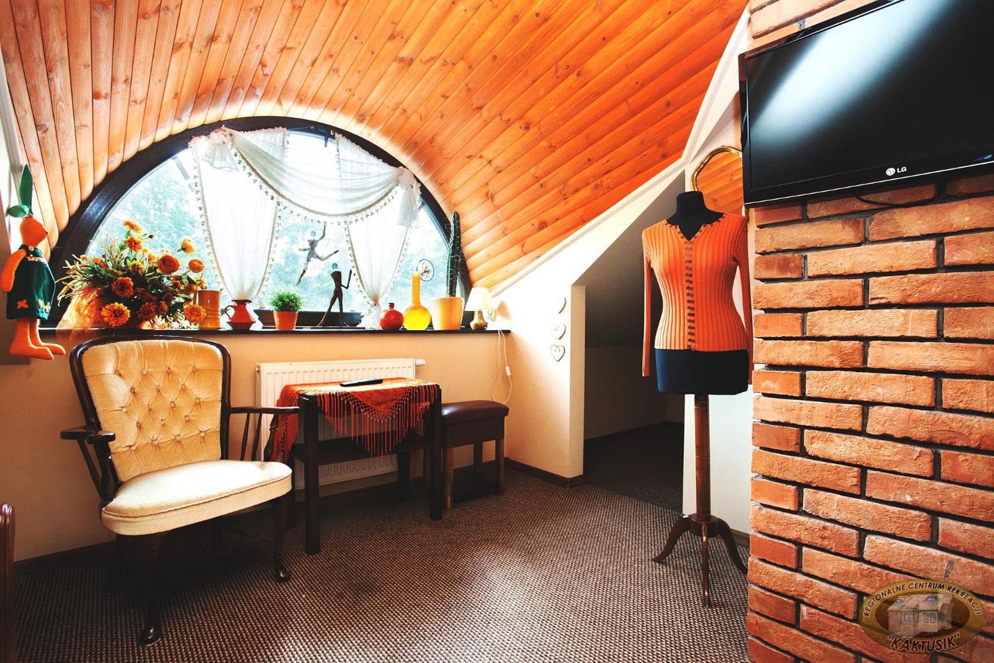 Kaktusik Hotell Augustów Rum bild